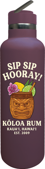 Load image into Gallery viewer, Sip Sip Hooray Water Bottle
