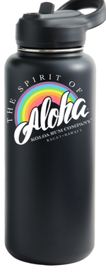 Load image into Gallery viewer, Rainbow Aloha Water Bottle 32oz
