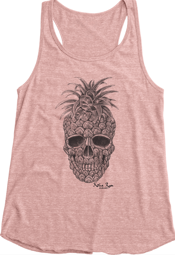 W Pineapple Skull Tank