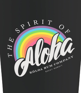 Rainbow Aloha Water Bottle 32oz
