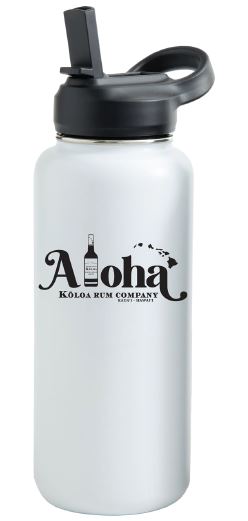 32oz Insulated Aloha Water Bottle